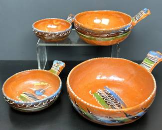 Vintage 1940s 'tourist' pottery from Mexico