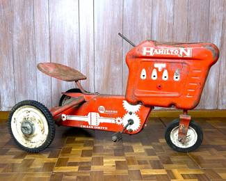 Vintage 1960s Hamilton Pedal Tractor