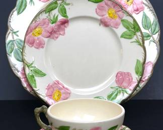 Mid-Century Franciscan Dessert Rose