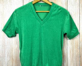 Vintage 1970s Men's Kennington V-Neck Shirt