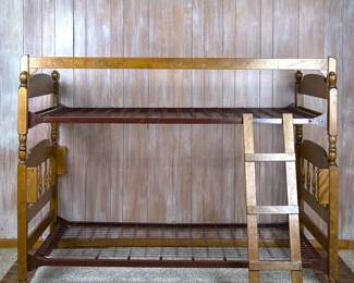 Vintage Mid Century Maple Bunk Bed by Ethan Allen Baumritter. Made in Vermont