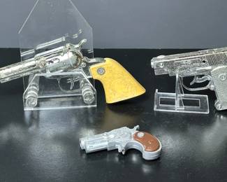 Vintage toy cap guns by Nichols Industries of Jacksonville, Texas