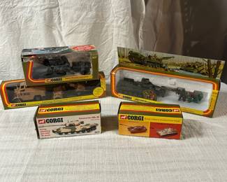 Vintage Corgi Toys Model Tanks Military Vehicles