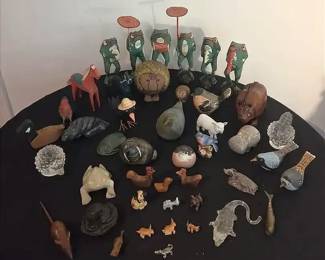 Lisa Larson Gustavsberg Lion and Other Animals Wood, Metal, Glass And More