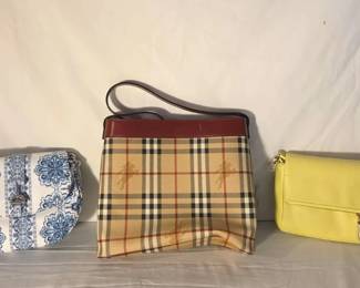 Burberry And Talbots Handbags
