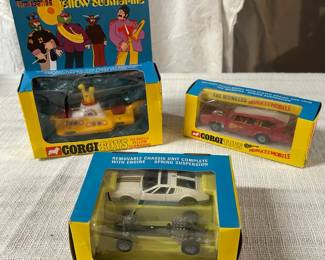 Vintage Corgi Beatles Submarine Monkees Mobile
