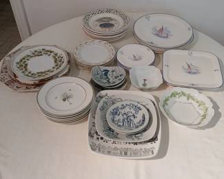 Vintage Nymolle Denmark Erphila, Gien, Royal Copenhagen Assortment