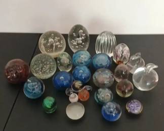 Collection Of Paperweights Cool Marbles