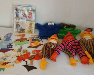 Hellerkunst Wall Mural Sesame Street Puppets