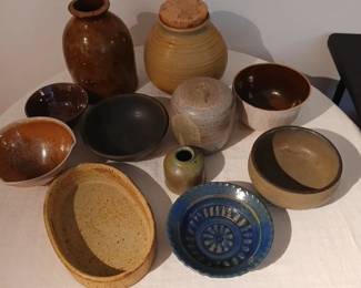 Pottery, Jugs, Bowls