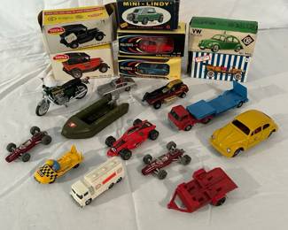 Vintage Model Car Lot Tonka, Husky, CKO Kellerman