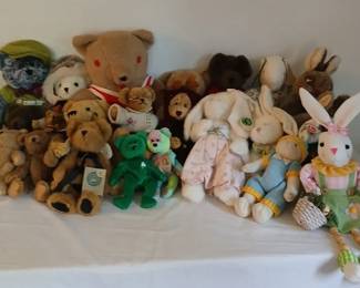 Bears Rabbits Boyds TY Bearington More