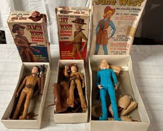Marx Best Of The West Figure Lot Jay, Jamie Jane
