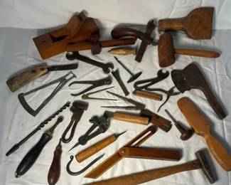 Antique And Primitive Tools Lot