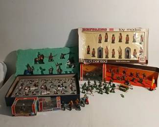 Vintage Britains Plastic Soldiers Swopper Knights