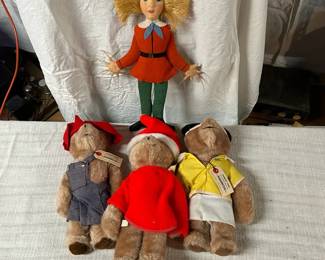 Vintage Struwwelpeter Jumping Doll Eden Paddington Bear