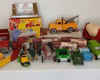 Vintage Tonka Trucks, Hurley Tow Truck More