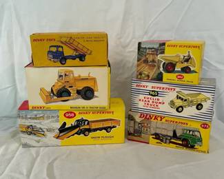 Vintage Dinky Toys Construction Vehicle Lot