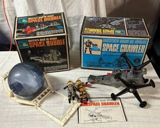 Mattel Man In Space Crawler Bubble Playsets