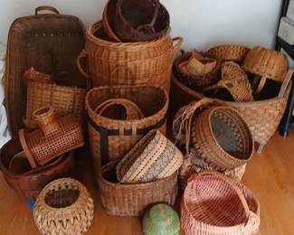 Large And Small Basket Lot