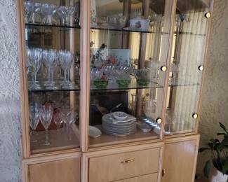 China/display cabinet 2 pcs. 84" x 60"