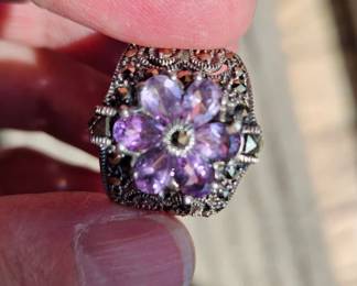 Sterling silver jewelry with semi precious stones
