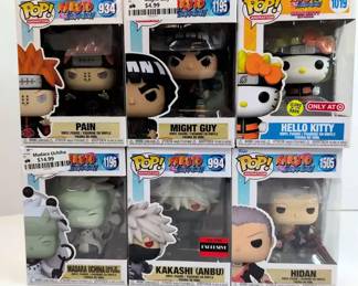 BB140 Funko Pop Naruto Shippuden, Hello Kitty Figures NIP