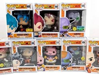 BB123 8 Dragon Ball Funko Pop Vinyl Figures NIP