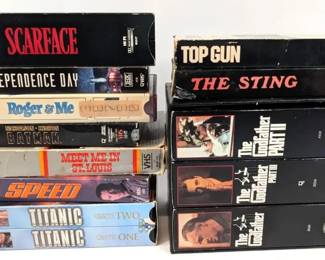 BB156 12 Classic VHS Movies