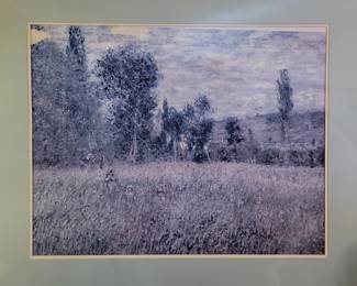 Claude Monet 'Poppy Field' Vintage Print