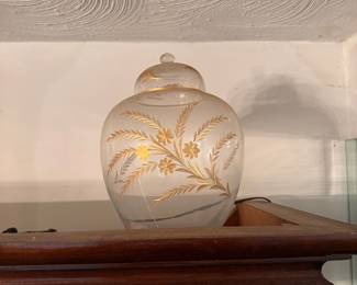 Vintage Lenox Wheat Pattern Vase and Anniversary Bell with Floral Jar