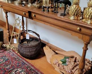Vintage Wooden Console Table