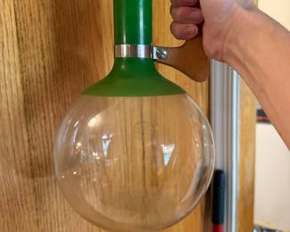 Vintage Pyrex for EICO Coffee Carafe with Wood Handle