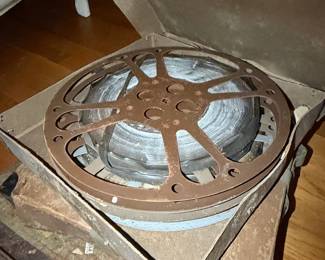 Vintage 16mm Film Reel in Original Storage Case
