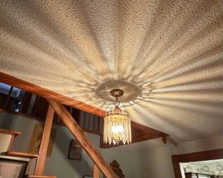 Vintage Crystal Prism Chandelier
