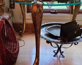 Vintage Hollywood Regency Cherub Pedestal Table