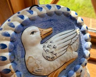 Vintage Sigma Tastesetter Ceramic Duck Mold Wall Plaque