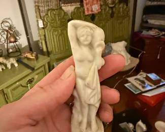 Vintage Alabaster Figurine - Greek Goddess