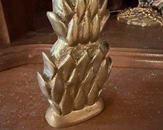 Vintage Brass Pineapple Door Knocker