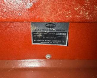 Raytheon Electrocardiograph Model EC-108