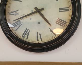 Vintage Roman Numeral Wall Clock