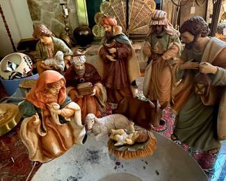 Vintage Fontanini Nativity Set