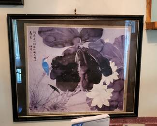 Vintage Chinese Style Bird and Flower Prints
