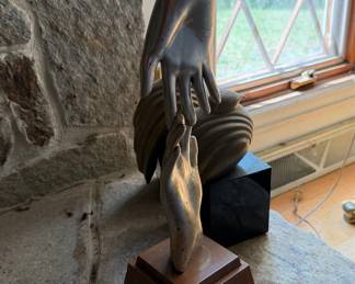 Vintage Austin Productions "Forever" Bronze Sculpture by Mark Hopkins