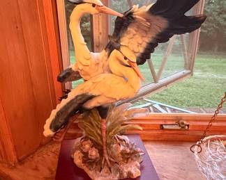 Vintage Montefiori Collection Heron Figurine