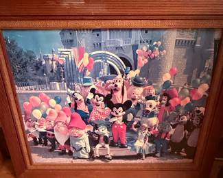 Vintage Disney Characters Framed Print
