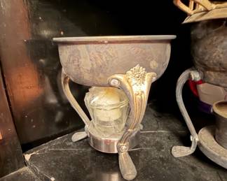 Vintage Silver Plated Coffee/Tea Carafe with Warming Stand