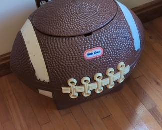 Vintage Little Tikes Football Toy Chest