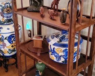 Vintage Arts & Crafts Mission Oak Style Folding Bookcase