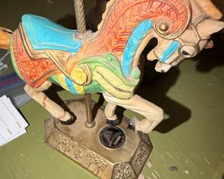 Vintage UOGC Taiwan Carousel Horse Figurine
